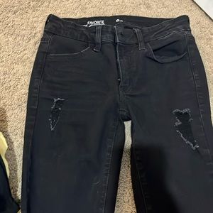 Juniors bundle size 1 & 2 jeans and xs shirts